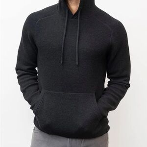 Rails Men's Matador Textured Knit Hoodie In Black